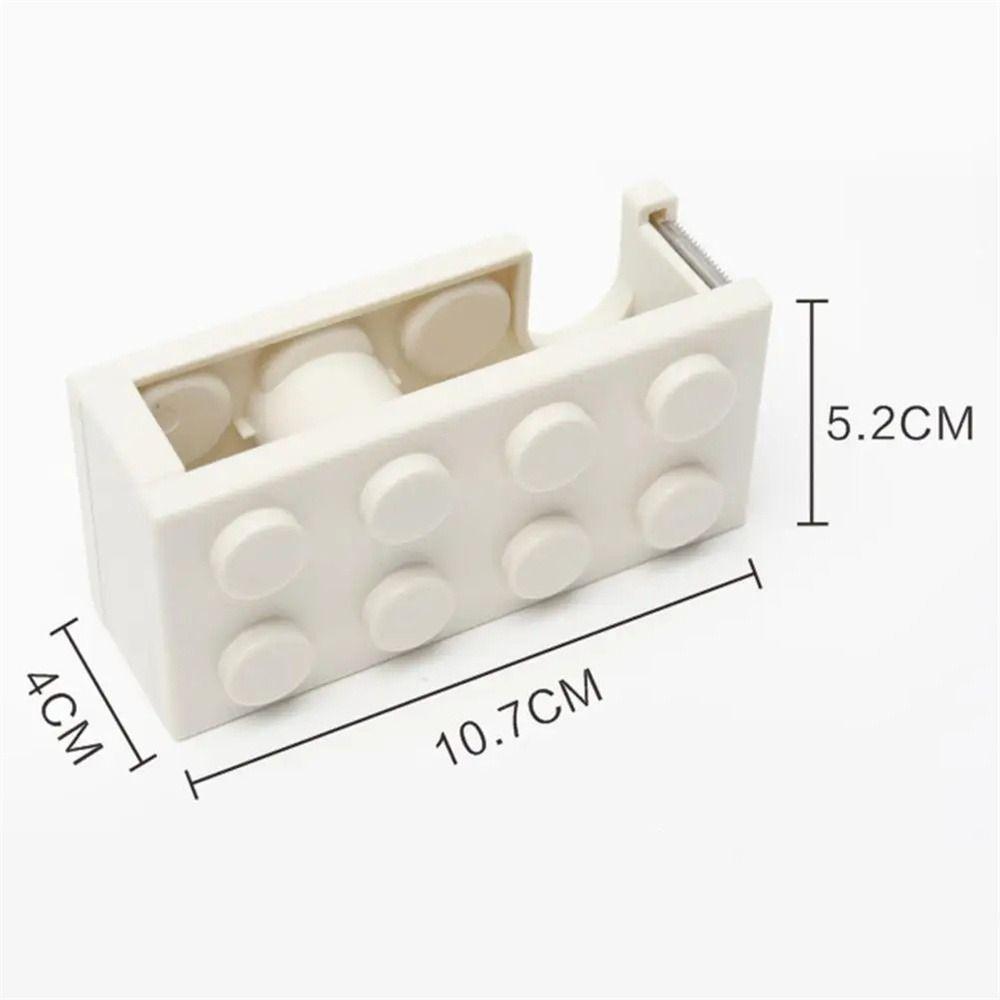 Building Block Tape Dispenser Multi-color Roller Tape Holder Adhesive Tape Holder Packing Tools