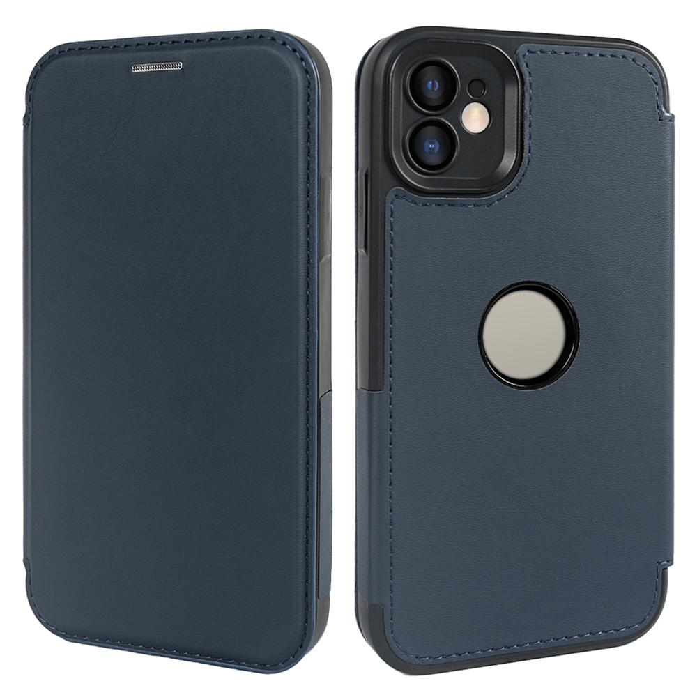 

For iPhone 12 Magnetic Case RCS Eco Friendly Phone Cover with RFID Blocking Blue