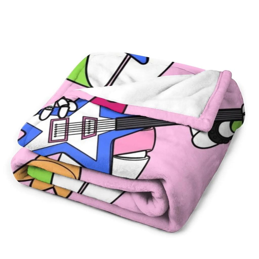 Glamrock Chica Throw Blanket Multi-Purpose Decorative Throw Blanket Summer Bedding Blankets