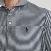 Polo Ralph Lauren Striped Slim Fit Polo Shirt Men Tops Gray MNPOKNI1N821354