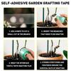 Eco-friendly PE Grafting Tape 3/4/5CM Self-adhesive Stretchable Grafting Tape Garden Tree Plants Seedlings Grafting Supplies