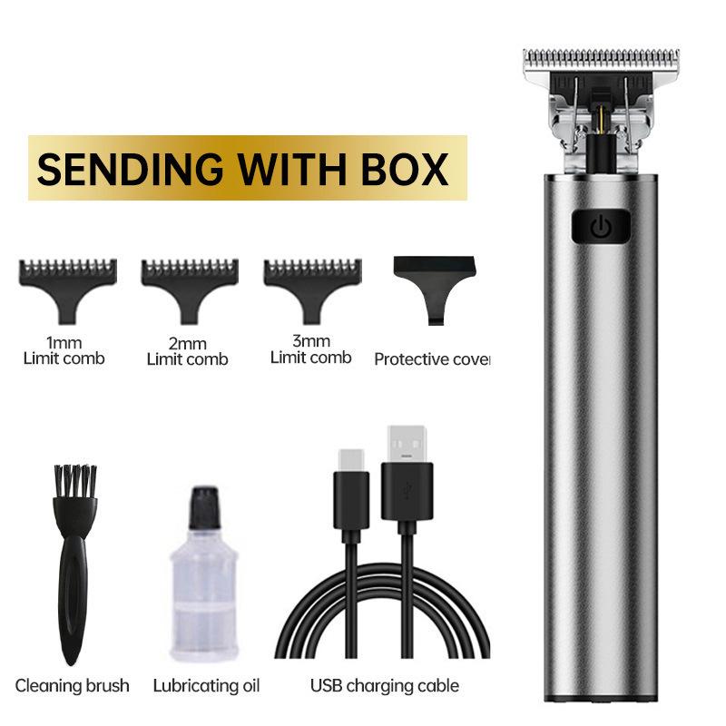 

Rechargeable Electric Hair Clipper for Men - Barbershop Style Bald Head Trimmer