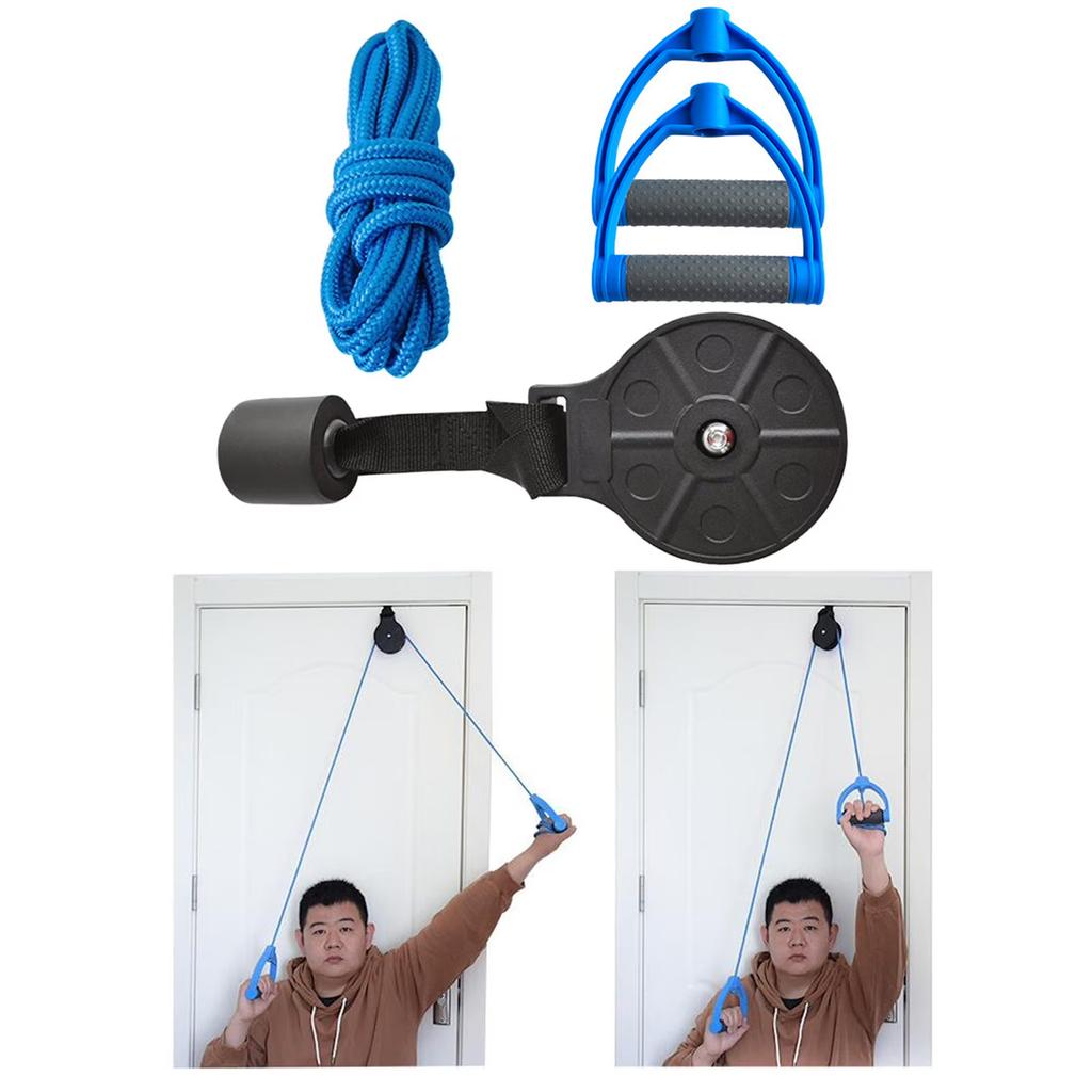 Schulter- und Arm-Seilzugsystem-Set, Tür-Rehabilitationsgerät, Geeignet für Heim-Physiotherapie, Rotationswiederherstellung und Kräftigungstrainingsgerät