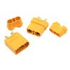 XT90H Male Female Connector High Conductivity With Insulated Cover Welding Terminal 1/3 Sets for E-Bike Power System Modification