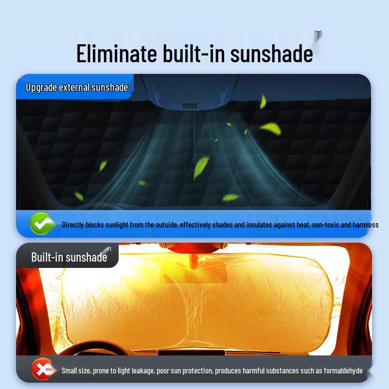 Enlarged Windshield Snow & Sun Shield: Anti-Freeze, Thickened Winter Cover