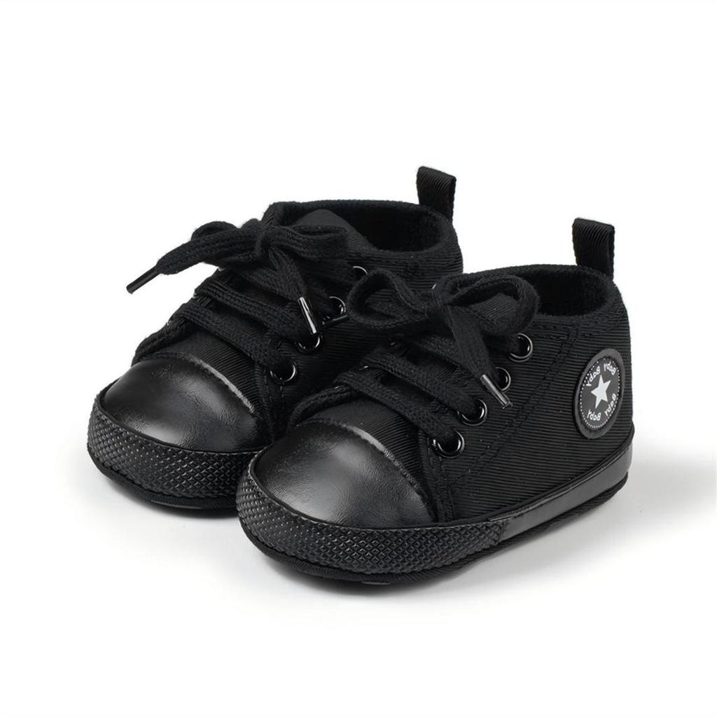 Hot-Selling Classic Canvas Baby Shoes: Soft Sole Toddler Walking Shoes