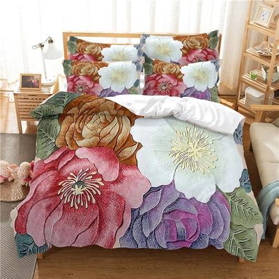 Katzenliebhaber-Bettwäscheset Bettbezugset 3D-Bettwäsche Digitaldruck Bettwäsche Queen-Size-Bettset Modedesign