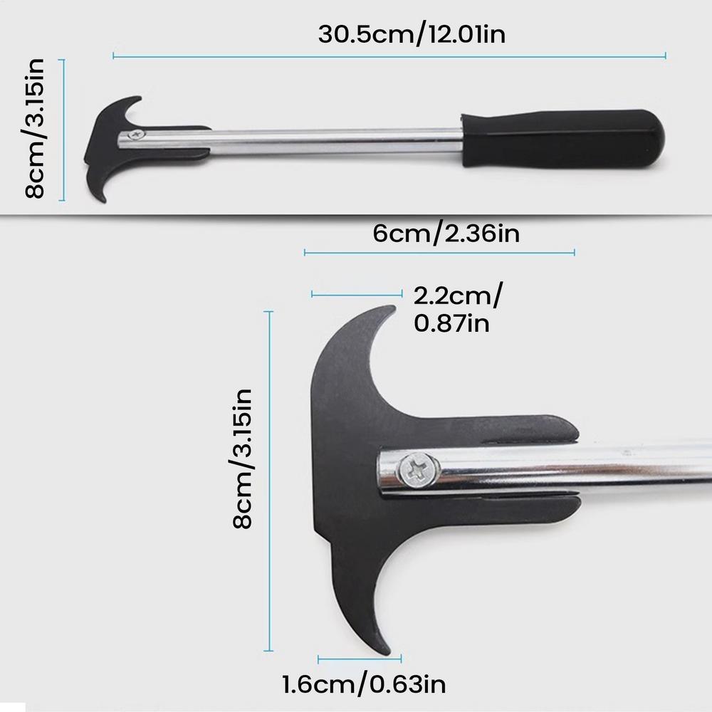 

Axle Seal Puller Double Hooks Bushing Extractor Oil Seal Removal Tool For Installation Shock Spring Motorcycle SUV Truck Vehicle