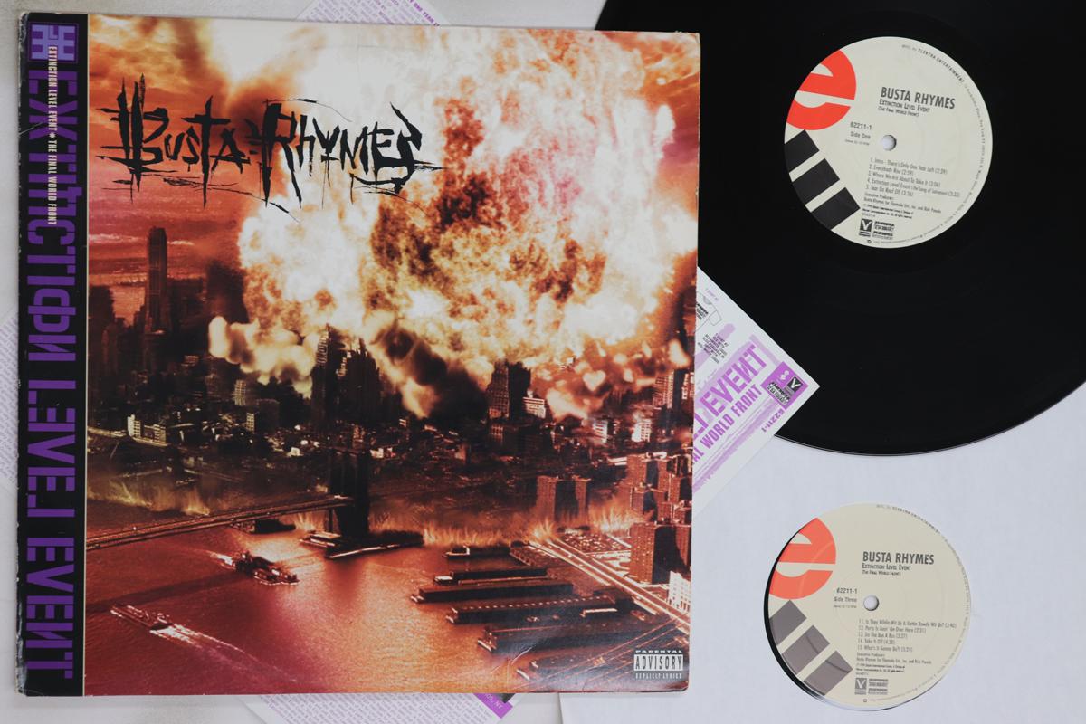 

LP Пластинка BUSTA RHYMES - Extinction Level Event - The Final 622111 ELEKTRA 1998 US Рэп и Хип-хоп/R&B Б/У