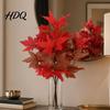 Fake Plants for Home Decor Artificial Maple Leaves Faux Silk Hanging Plant Decor Realistic Cascading Valentine's Day Floral Presents Leaves
