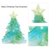 Resin Christmas Tree Ornament Ocean Theme DIY Stylish Christmas Tree Decoration for Window Tabletop