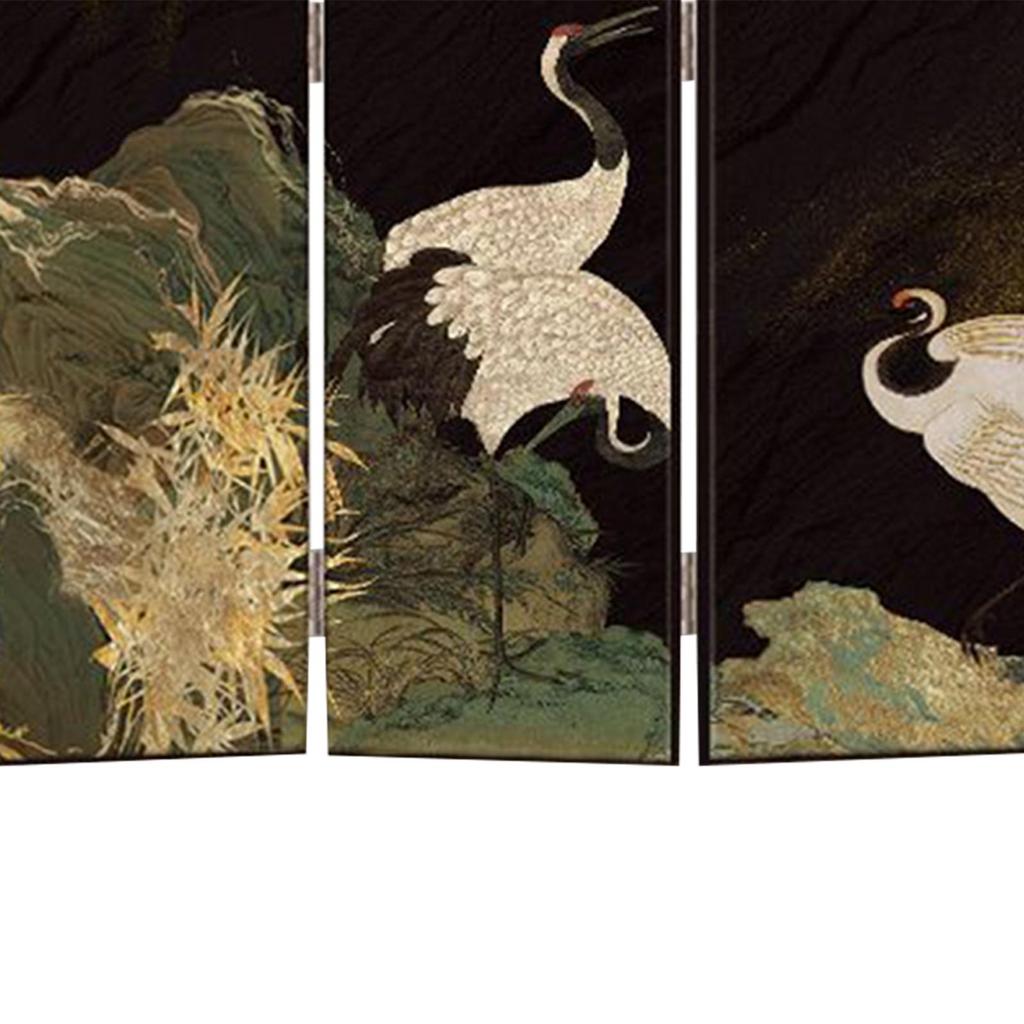 Chinese Design Screen Decoration Housewarming Gifts 4 Panel Divider for Shelf Fireplace Countertop Entrance Cabinet Bedroom