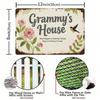 Vintage Metal Wall Art, Flower Tin Sign for Kitchen