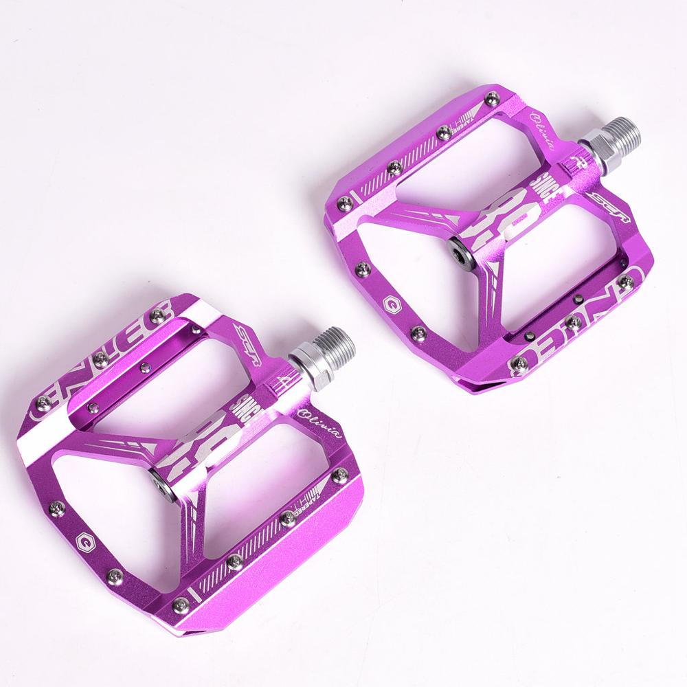 ENLEE KRSEC MTB Pedals, CNC Aluminum, High Strength, Wide Platform, Front Lock, Chromoly Axle Bicycle accessories