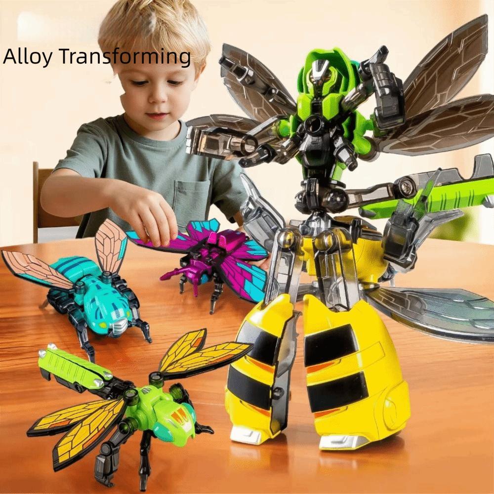 Simulation Style Insect Transformer Mecha Toy Double Combination Action Figure Children's Gift