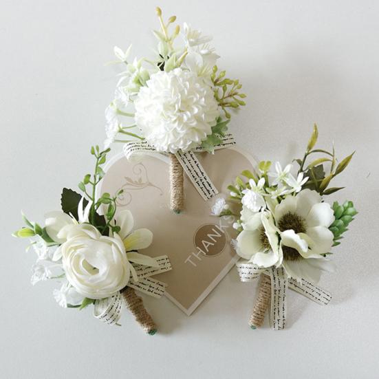 Decorative Corsage Elegant Lightweight Add Romantic Ambience Artificial Flower Wedding Supplies