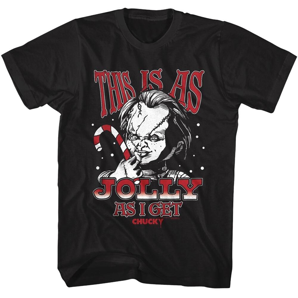 Chucky This is as Jolly as I Get Men T Shirt XXXL