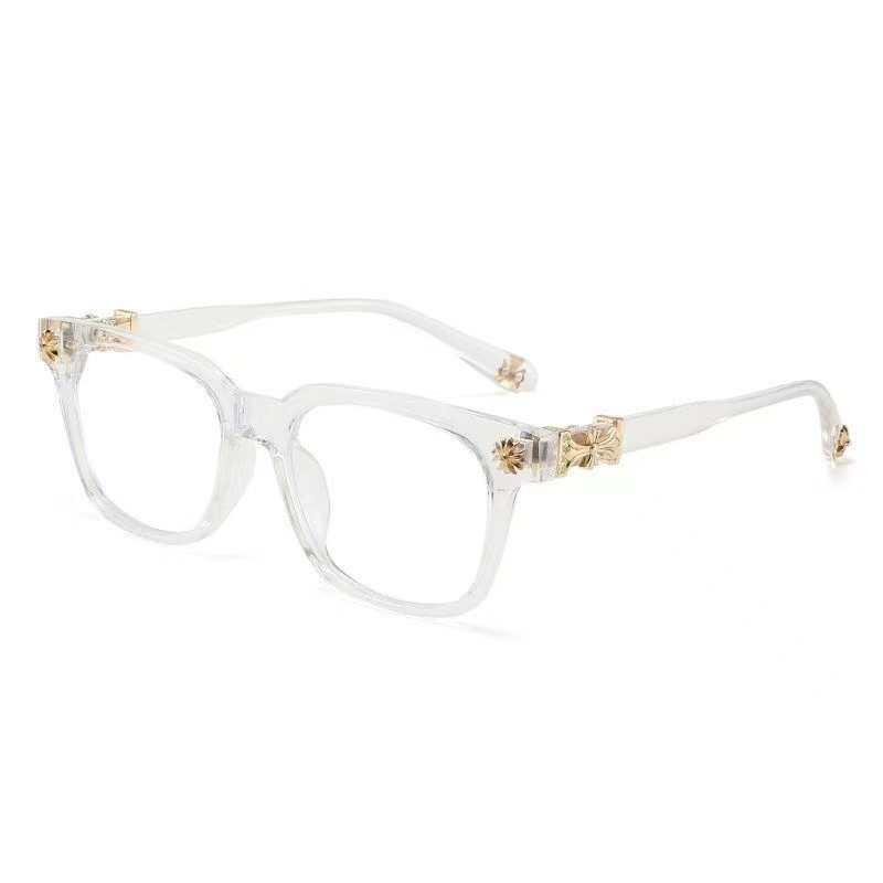 European-American Retro Anti-Blue Light Reading Glasses, Square Frame, Classic Design for Seniors