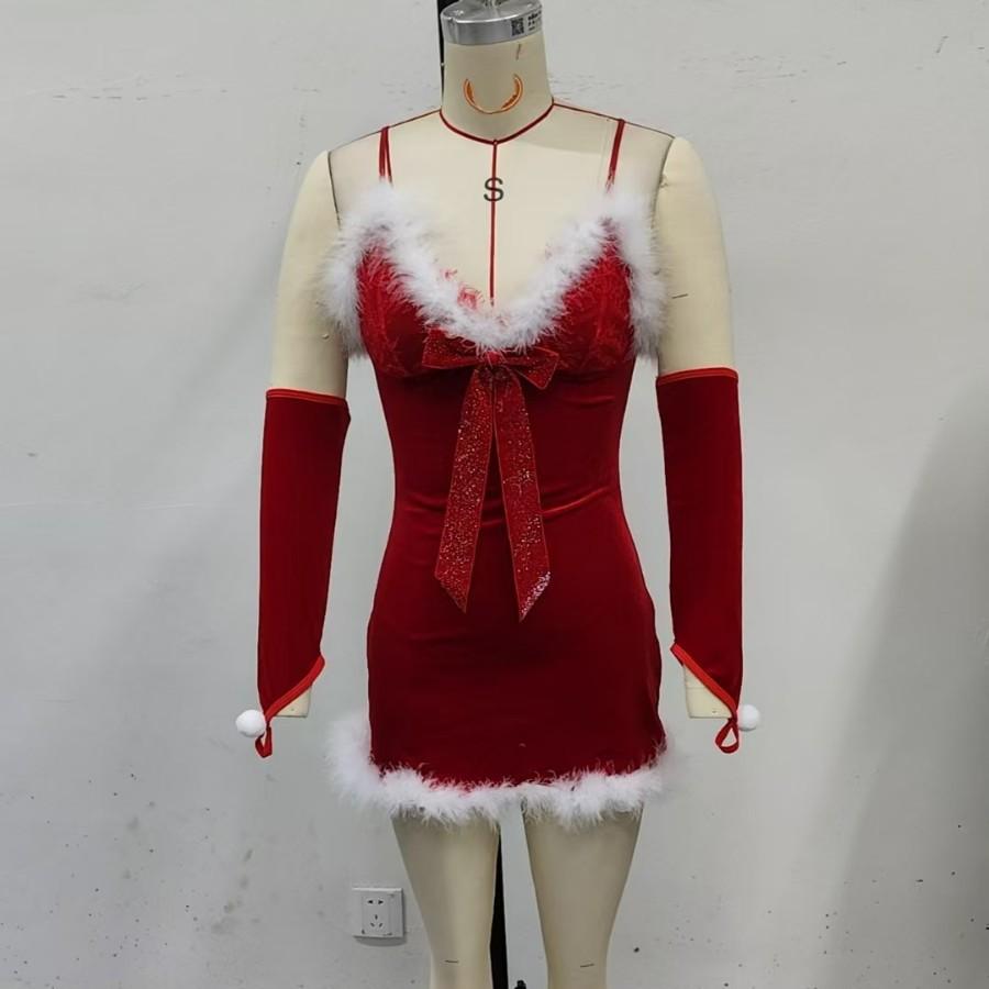 New Christmas Sexy Girls Party Clothing Sexy Christmas Clothing cos Bunny Girl Dress Set