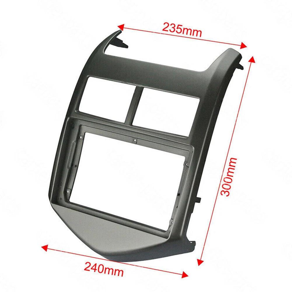 Vehicle Interior Enhancement For Aveo 2 9-inch Radio Frame Automotive Dashboard Upgrade Modern Design Aesthetic