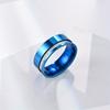 1Pc Fashionable, Versatile and Simple Titanium Steel Ring, Suitable for Daily Wear | As A Gift
