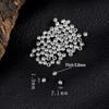 Argent Sterling S925 avec Perles Espacement Plaqué Or 24K pour Bijoux DIY