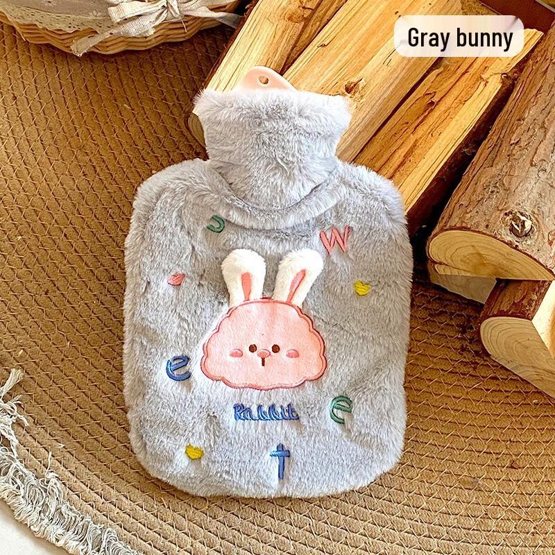 

Fumede Embroidered Plush Cartoon Hot Water Bottle