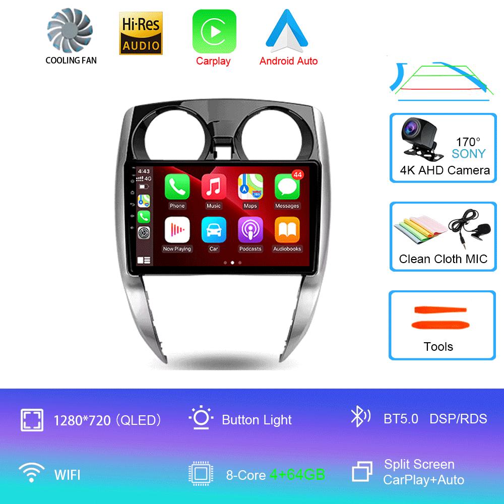 Android 14 Car Radio For Nissan Note 2 E12 2012 - 2021 Multimedia Video Player Navigation Stereo GPS No 2din 2 Din Dvd