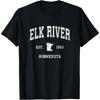 Elk River Minnesota MN Vintage Athletic Sports Design T-Shirt