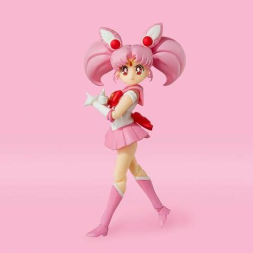 S.H.Figuarts Pretty Guardian Sailor Moon Sailor Chibi Moon -Animation Color Edition- (Rerelease) Approximately 100mm PVC & ABS Painted Movable Figure
