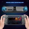 Game Controllers Games Console Protective Cover Set with Stand Touchpad Button Stickers Compatible for Steam Deck