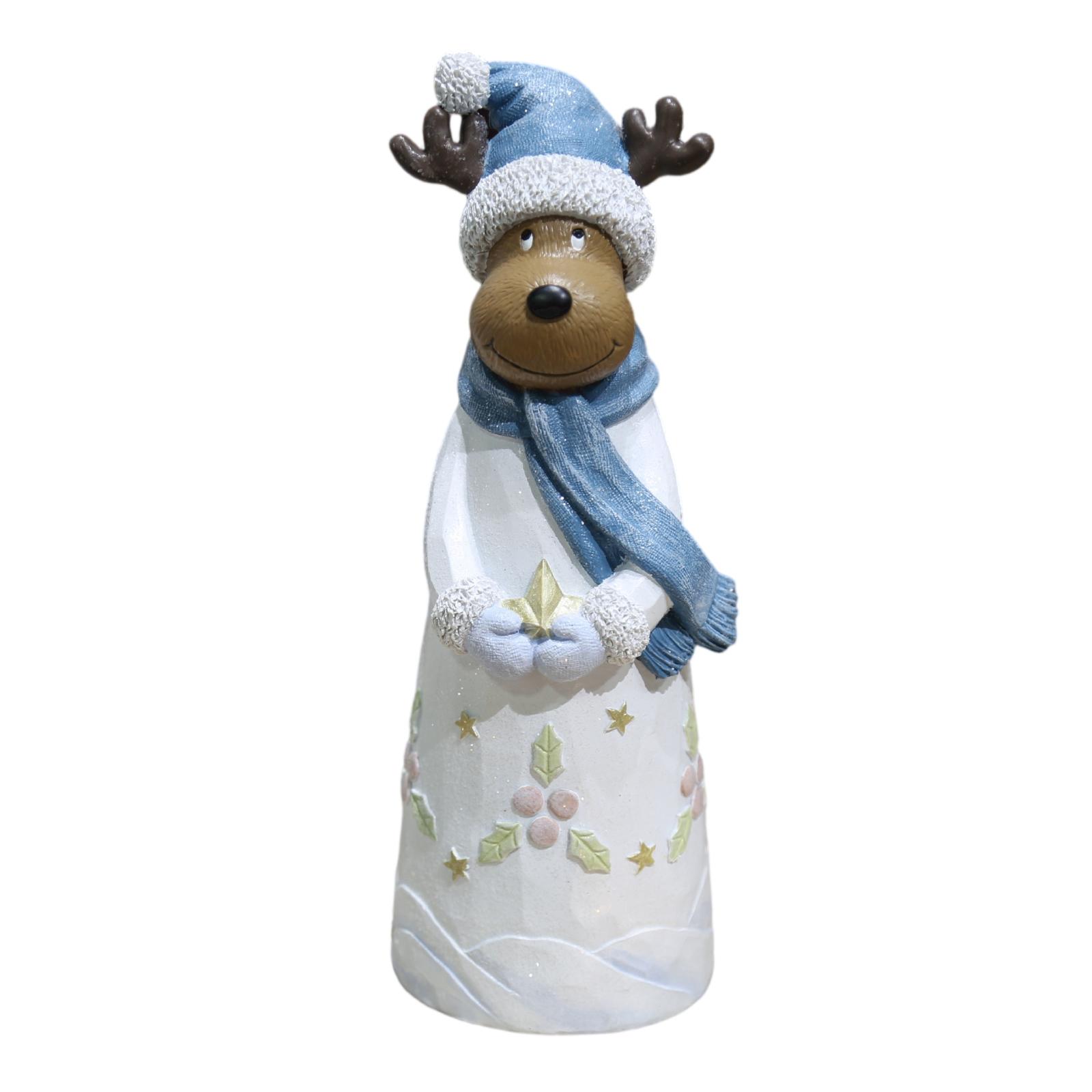 

Santa Nowman Decoration, Christmas Carved Resin Ornaments, Table Decoration Gifts One Size