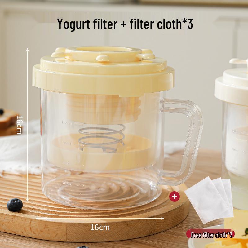 Greek Yogurt Maker with Filter for Cold Brew and Whey Separation