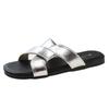 Cross-strap Women's Summer Outdoor French Retro-style Casual Flat Beach Non-slip Slippers