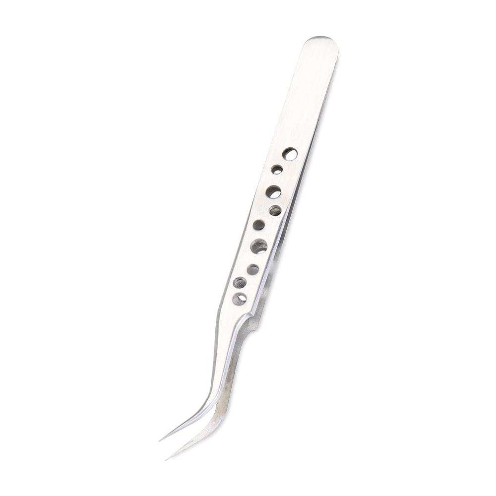 Fashion Stainless Steel Curved Rhinestones Picker Extensions Grafting Eyelash Tweezer Nippers Clip Tool