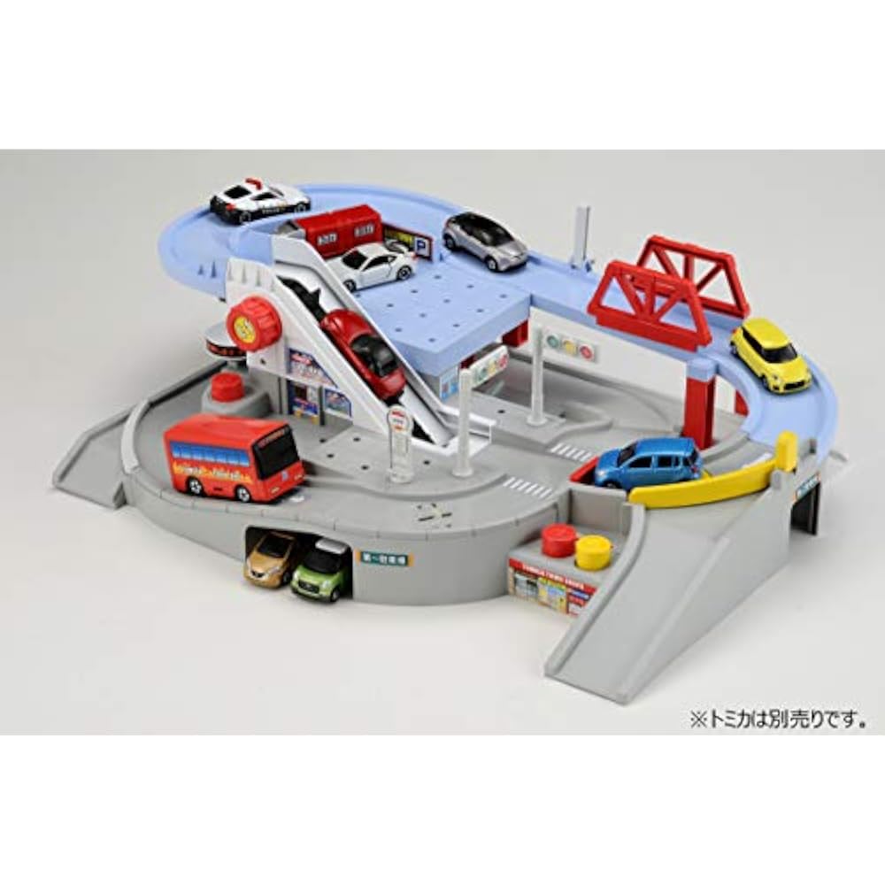 TAKARA TOMY (TAKARA TOMY) Tomica World Let's run with Tomica! Round and round bath town