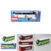 Alloy City Sightseeing Bus Model With Sound Light For Collectors And Kids