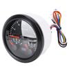 3 in 1 85mm Tachometer DC 9 to 32V 6000rpm 8 to 16V Voltage Gauge E 1 4 1 2 3 4 F Fuel Level 7 Color Backlight for Car