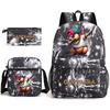 Capybara Animal Print 3Pcs Student Bookbag Set Shoulder Bag Pencil Case Children School Bag for Boys Girls Lightweight Daypack