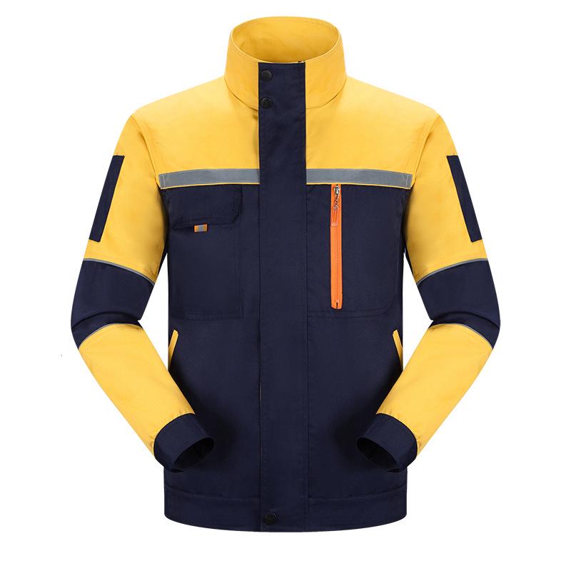 Herren- und Damen-Arbeitskleidungsset - Langärmlig, Verschleißfest, Verdickt für Frühling/Herbst. Perfekt für Schweißen & Autoreparatur.