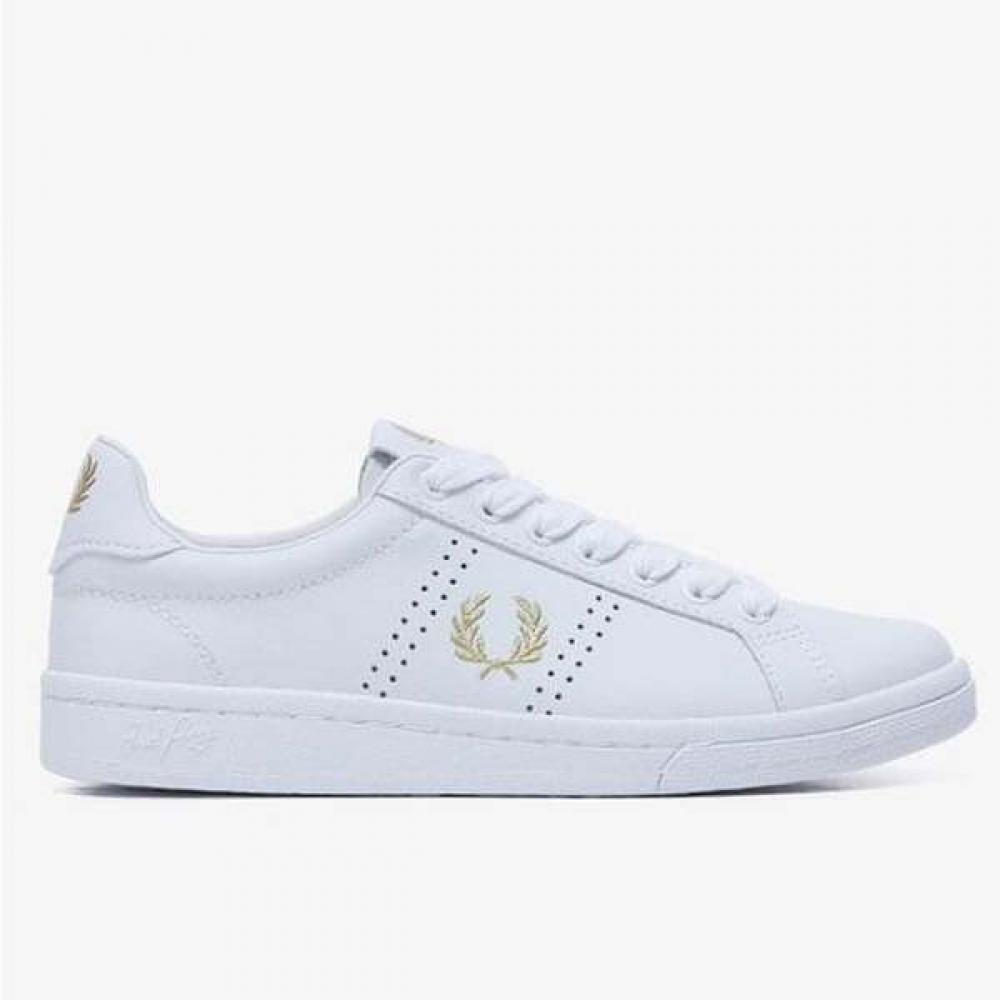 Fred Perry Unisex White Sneakers B71 Leather 230