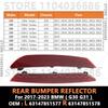 För 2017-2025 BMW 530e 530eX 530i 530iX 540dX 540i 540iX M550iX (G30 G31) Bakre Bumper Reflektor Ljus 63147851577 63147851578