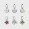 "S925 Sterling Silver Birthstone Pendant Necklace - European & American Design"