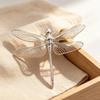 1 Stück Antikstil Miniatur Libellenfigur Spielzeug Simulation Insekt Libellen-Ornament Legierung Handgefertigt Libelle Tee-Haustier Dekoration