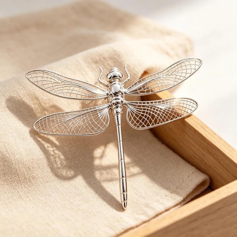 1 Stück Antikstil Miniatur Libellenfigur Spielzeug Simulation Insekt Libellen-Ornament Legierung Handgefertigt Libelle Tee-Haustier Dekoration