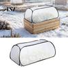 Breathable Non Woven Fabric Greenhouse Pop Up Winter Garden Rows Plant Covers, Raised Beds Vegetable Cold-proof Protection Tent Protector, Freeze