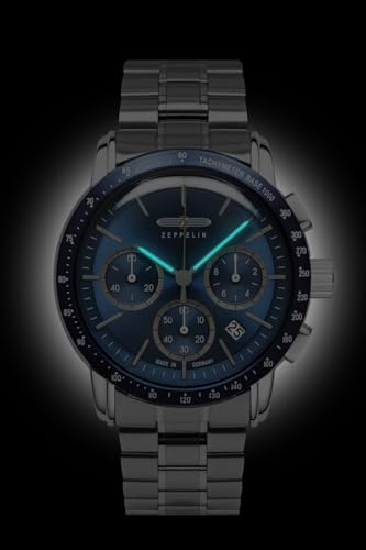 Zeppelin New York 8878-MB3 Men's Silver Watch [Parallel Import]