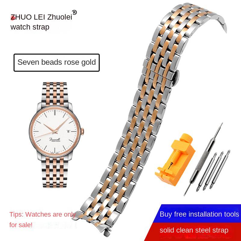 

18 19 20 21 22 23 24mm For Any brand Curved End Stainless Steel Watchband Butterfly Buckle Replacement men Watch Strap Bracelet 18mm
