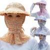 Wide Brim Bucket Hat Sunscreen Tea Picking Cap New Sun Hat  Outdoor