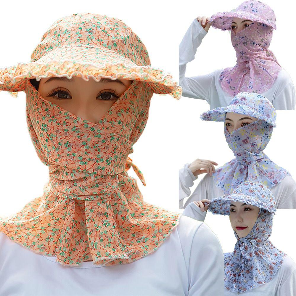 Wide Brim Bucket Hat Sunscreen Tea Picking Cap New Sun Hat  Outdoor